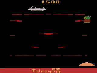 Cosmic Creeps title screen for Atari 2600